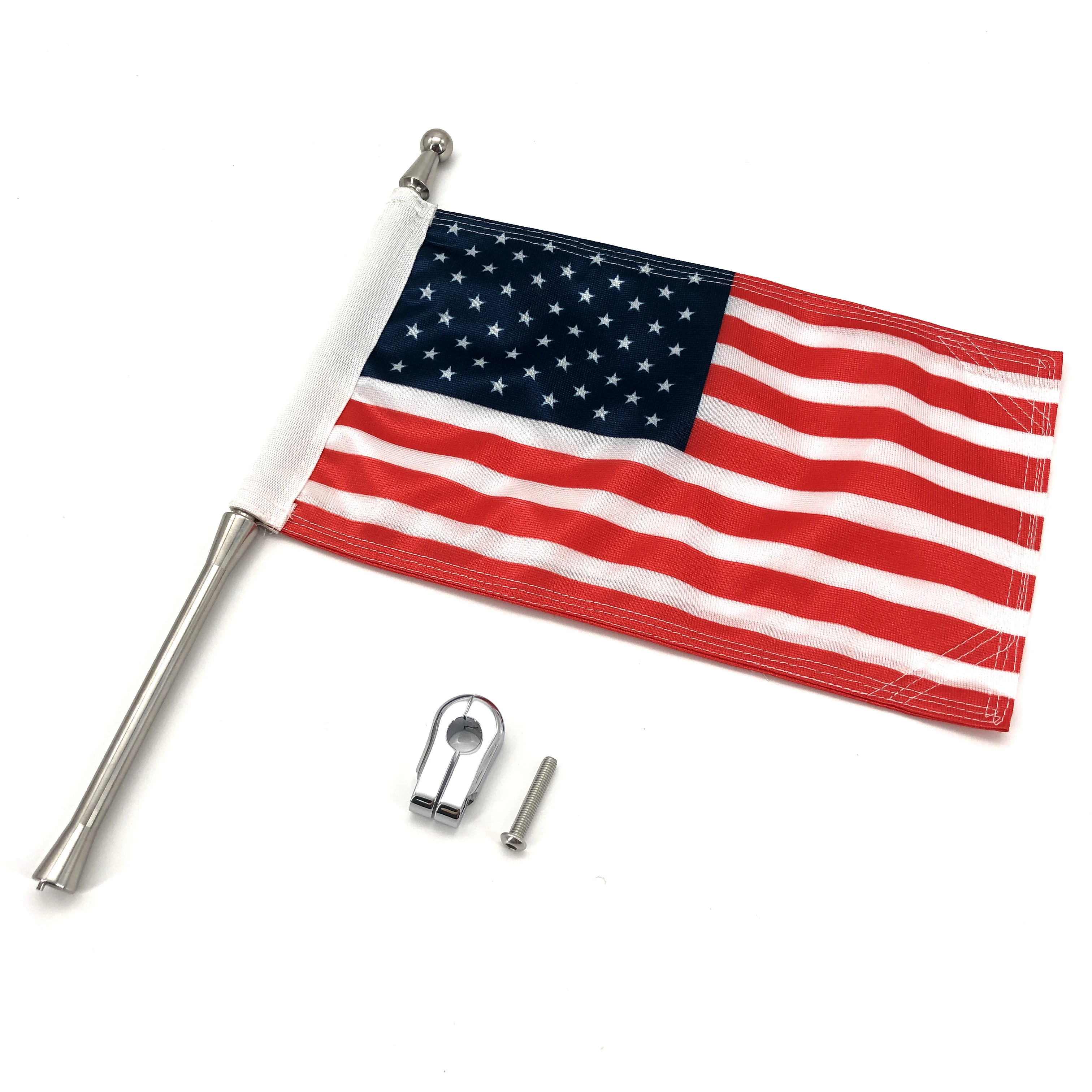 
 Набор круглых кронштейнов с национальным флагом для Honda Gold Wing GL1500/1800 BMW HARLEY GLIDE YAMAHA индийский флаг крепление 12 мм  