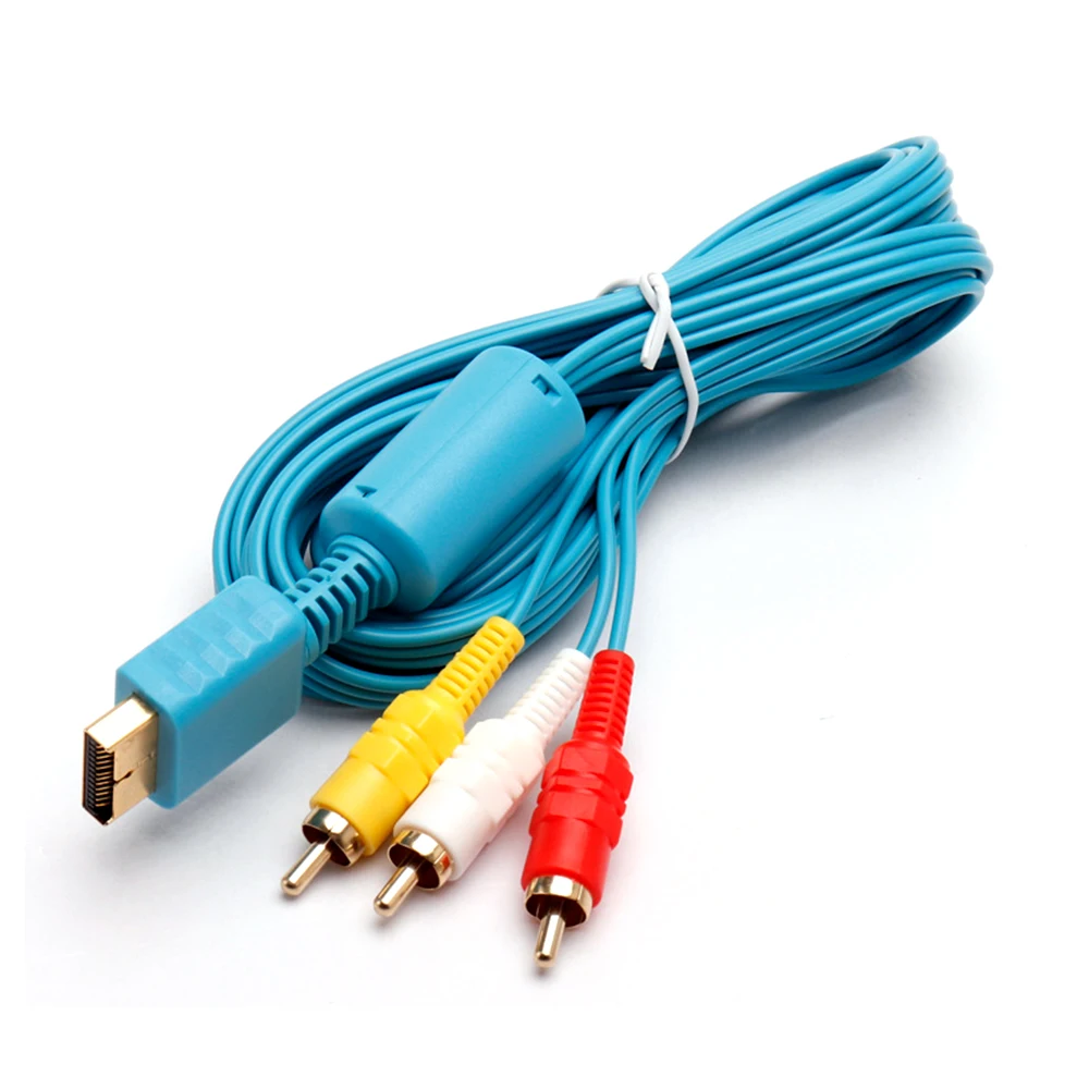 1.8M Audio Video AV Cable to RCA For PlayStation for PS2 for PS3