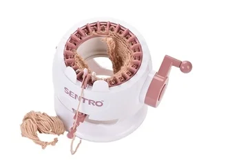Sentro 2024 Hot Sell Diy Sweater Hand Knitting Machine Home Use Weaving Loom Toy Multifunction Circular Knitting Machine Toys