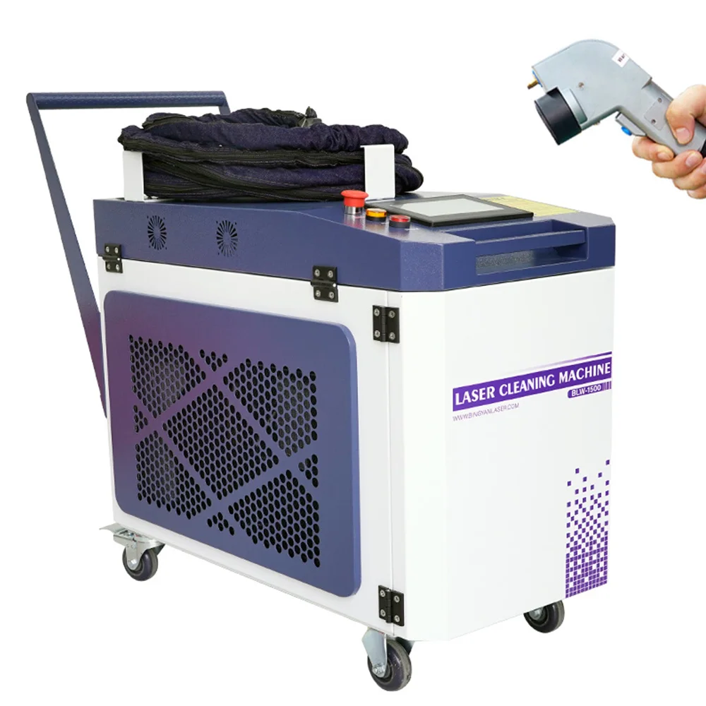 1000W/1500W/2000W/3000W Ручной Волоконно-лазерной очистки от ржавчины
