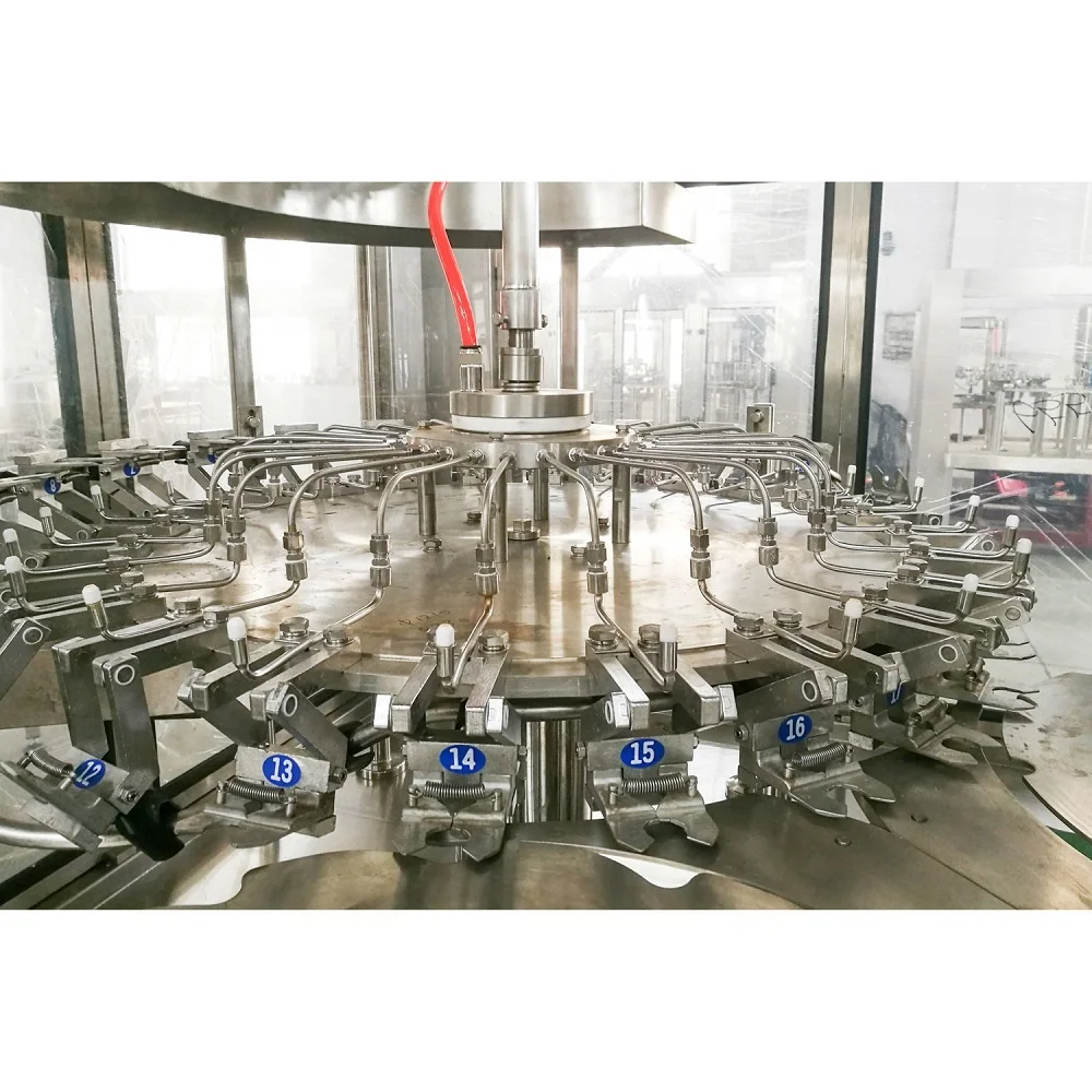 Automatic Plastic PET/ Glass Bottle Soda/ Sparkling Water CSD Rinsing Filling Capping Machine