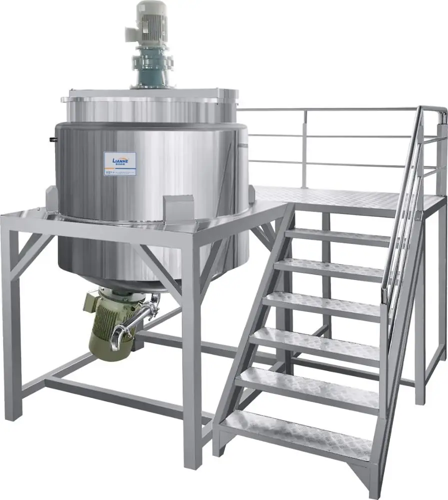 Mixed production machine, liquid detergent mixing equipment, fruit juice production line