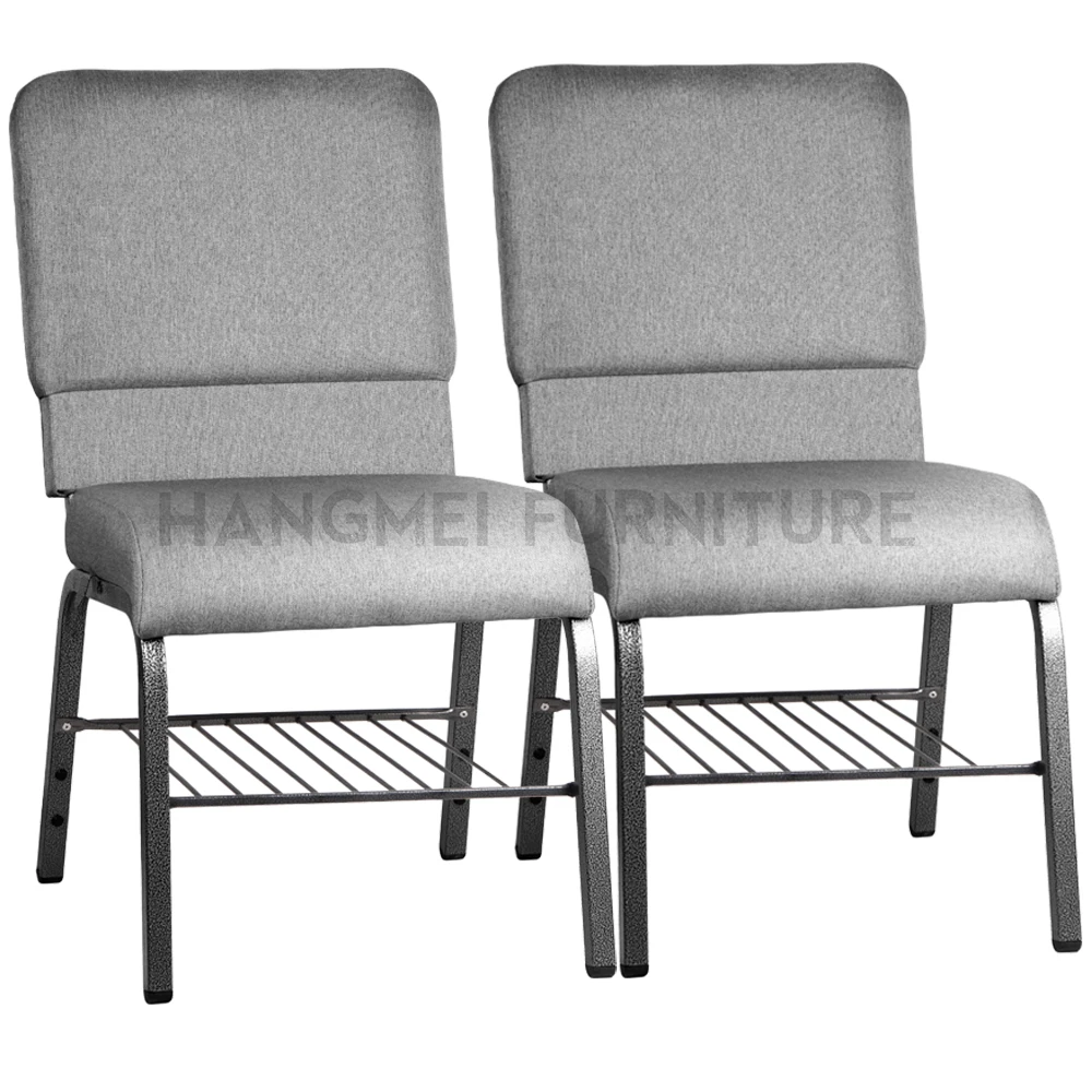 Cheap stackable  interlocking padded church chairs with Writing board