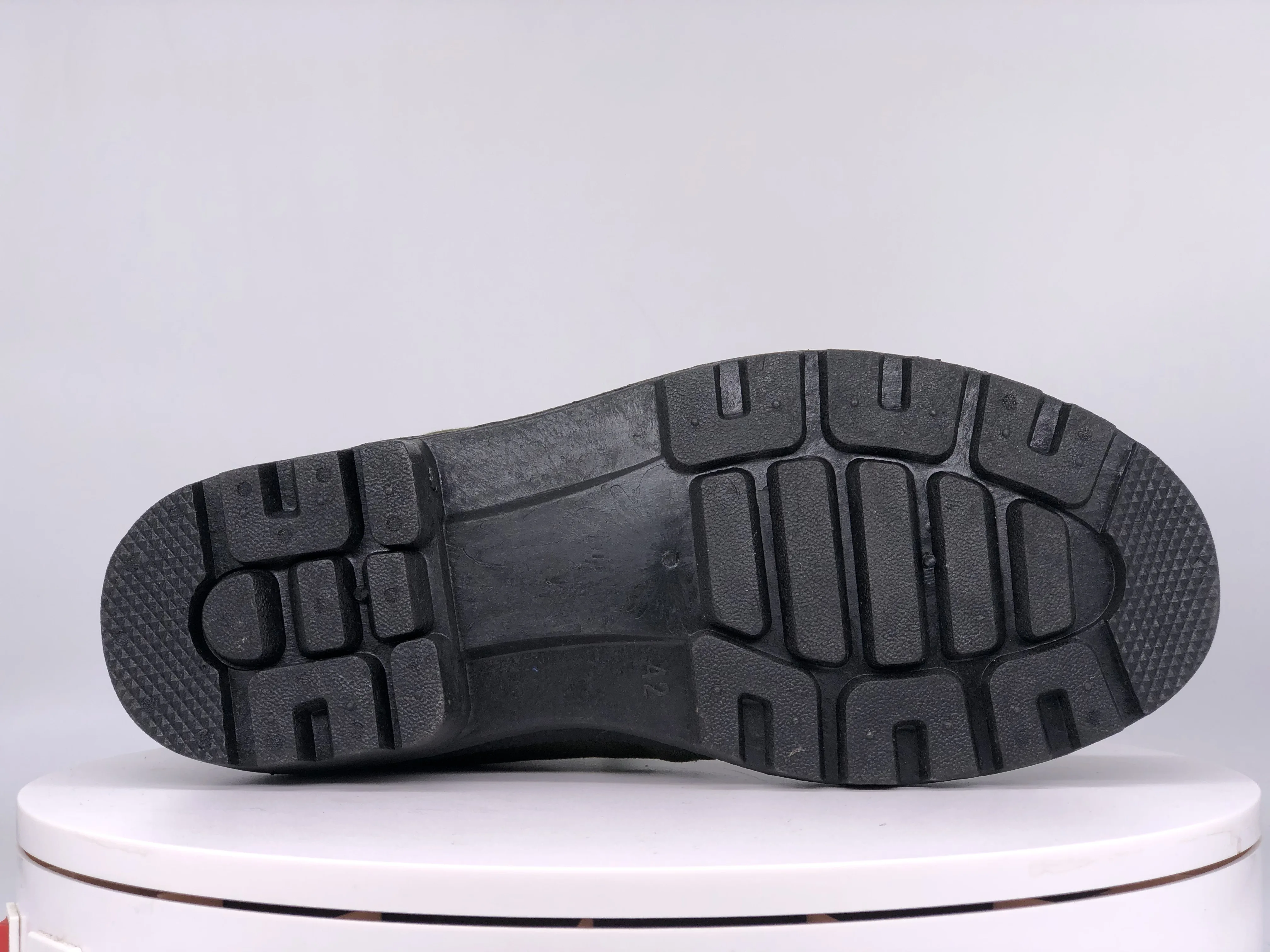 Fashion Black canvas safety work Injection boots