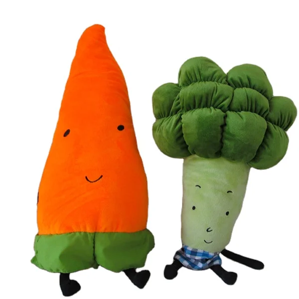 Funny Organic Toys Broccoli Plush Toy carrot vegetable plush toys
