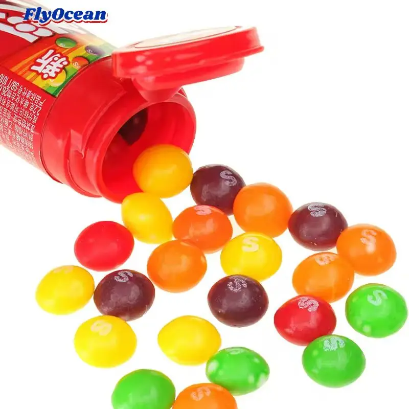 Wholesale Skittless 120g Candy Colorful Fruit Flavor Gum Snacks Gummy Sweets Candy