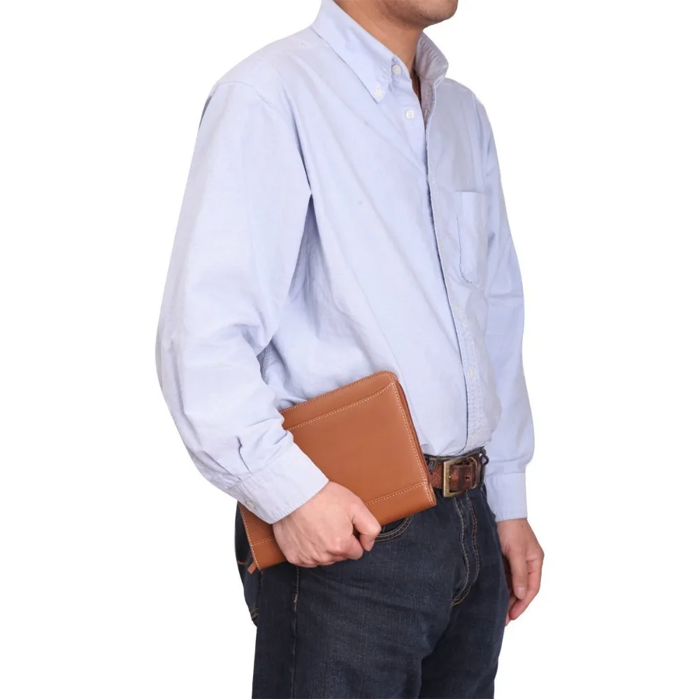 Hot Selling Custom Logo portfolio Leather Cover A5 Padfolio With Notepad And Pen