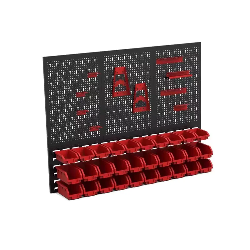 Настенная доска SPCC аксессуары для подвесных инструментов pegboard дисплей стальная панель на стене Органайзер