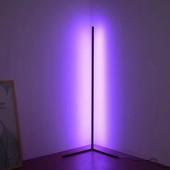 
Wholesale modern simple nordic RGB led floor lamps for living room 20w luxury corner light Costom Service 