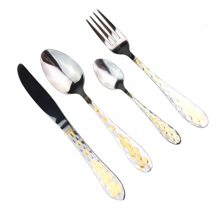 Оптовая продажа, новый продукт, набор столовых приборов, столовая посуда из нержавеющей стали 301, вилка, ложка, нож, набор столовых приборов