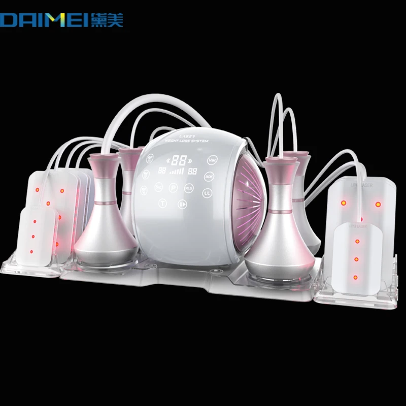 6 In 140K 80K Vacuum Cavitation System Tripolar RF Body Slimming Sculpting  Machine Lipo Laser  Equipment