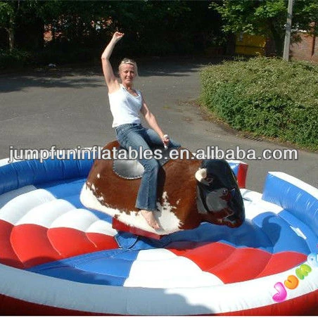 2022 sale best adults Inflatable Mechanical Bull 2017 pop bull rodeo simulator with inflated base