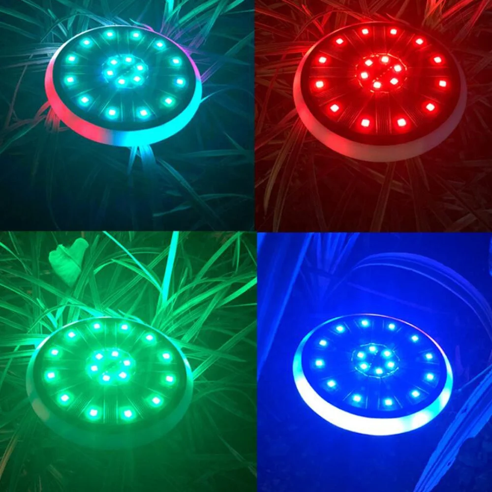 Outdoor Waterproof Wireless Garden LED Solar Lawn Light for Outdoor Garden Lawn Ground Pathway Walkway Landscape Decoration