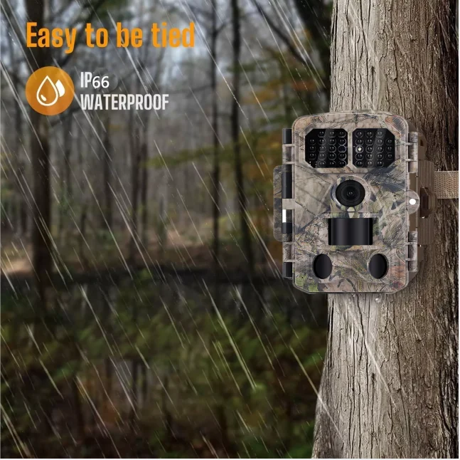 BSTCAM 4K 48M Bluetooth&WiFi APP control 120 wide Angle PIR 20m/85ft IR TriggerOutdoor Wildlife  Motion Detection Trail Camera