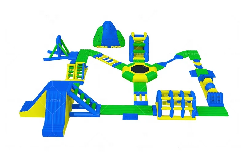 Lilytoys Commercial Use Sea Floating Obstacle Course Inflatable Aqua Park Floating Water Park for Sale