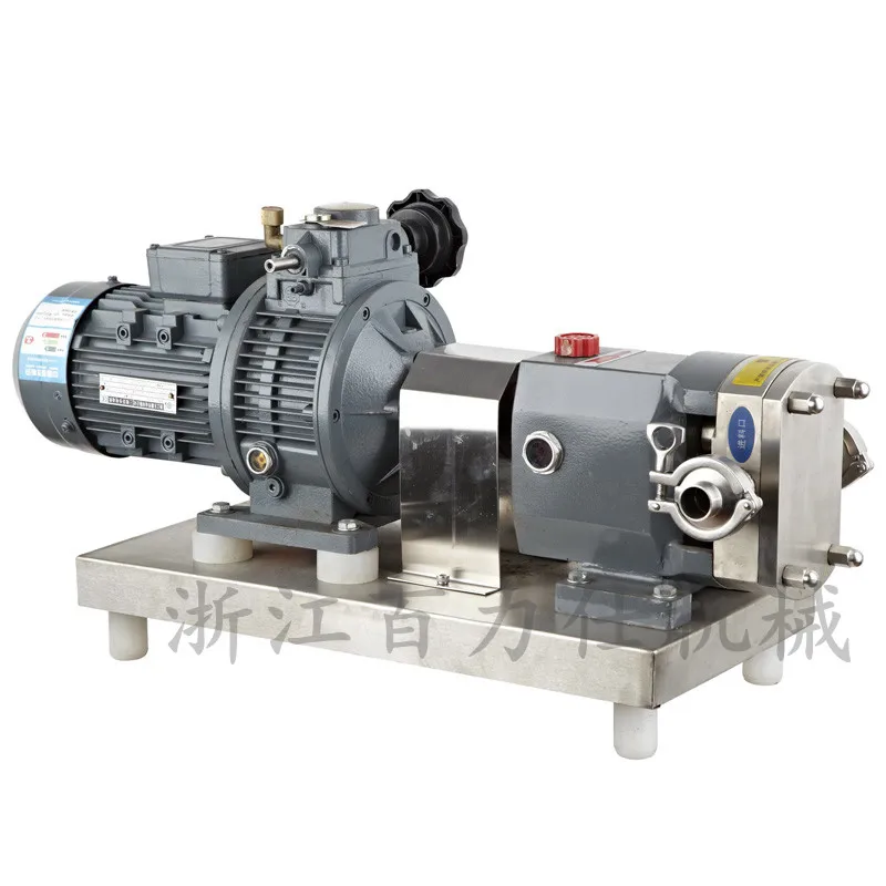 Steel Jam and Marmalade pumping and fats grease transferring equipment, syrup rotor pump, honey Rotary Lobe Pumps for sale