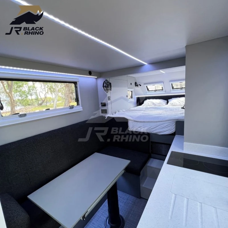 Low Price Camper Trailer with Toilet caravan House Camper