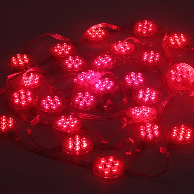 Наружный новый яркий Rgb точечный модуль 50 мм Ip65 цифровой водонепроницаемый Светодиодный точечный пиксельный свет