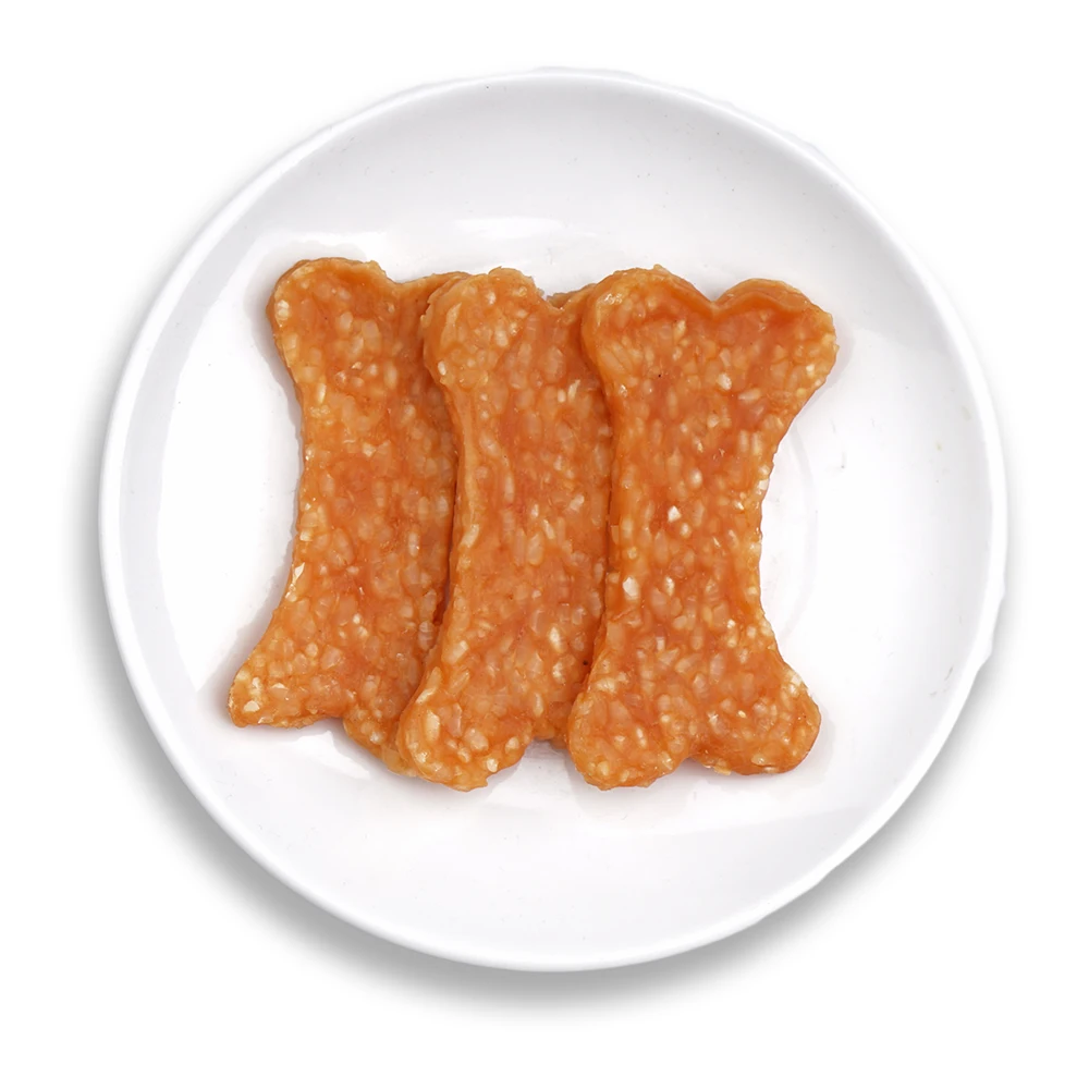 Еда для собак в форме курицы, утки, кролика, говядины, мяса, риса, кости