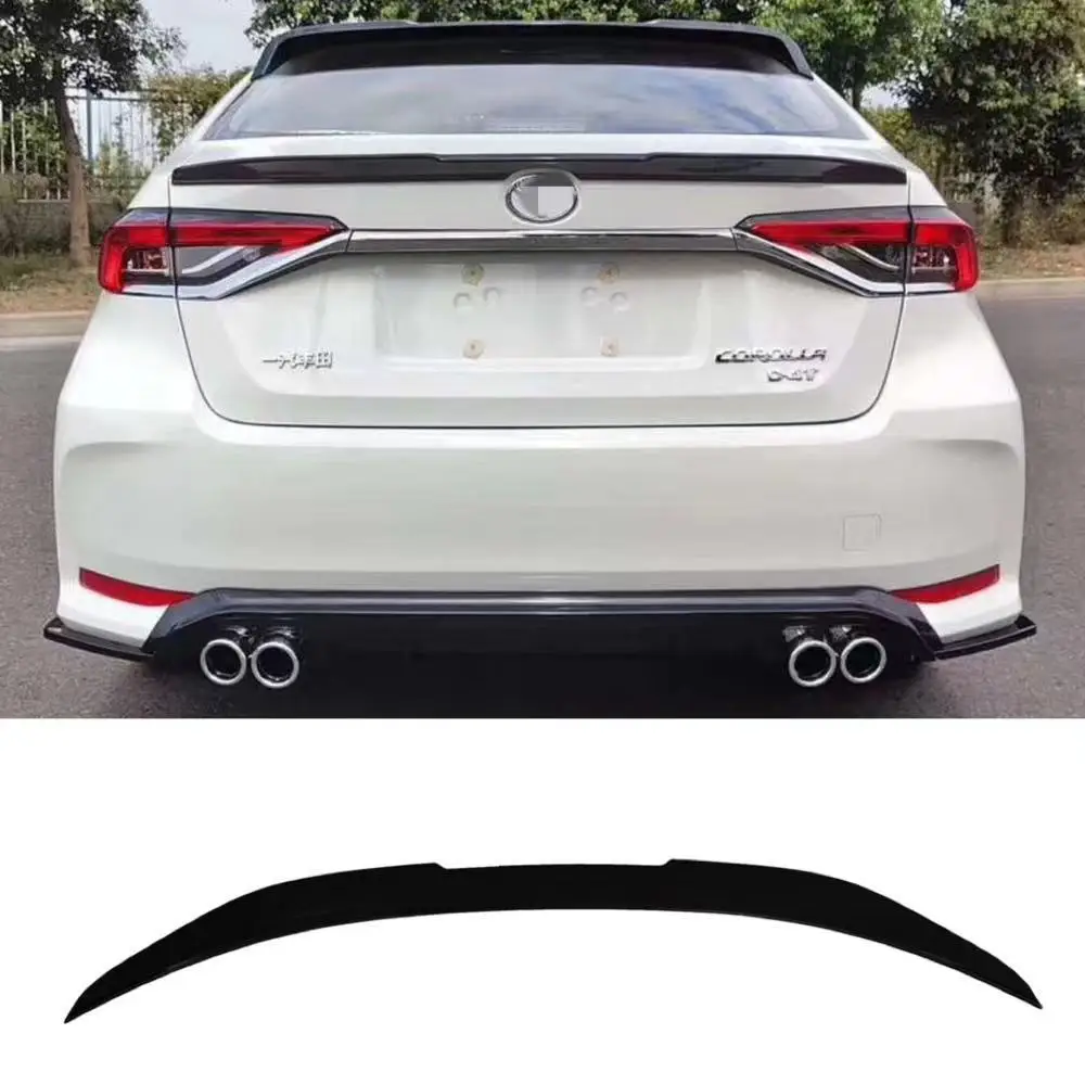 Для TOYOTA COROLLA 2020 ABS заднее крыло грузовика губа спойлер для автомобиля