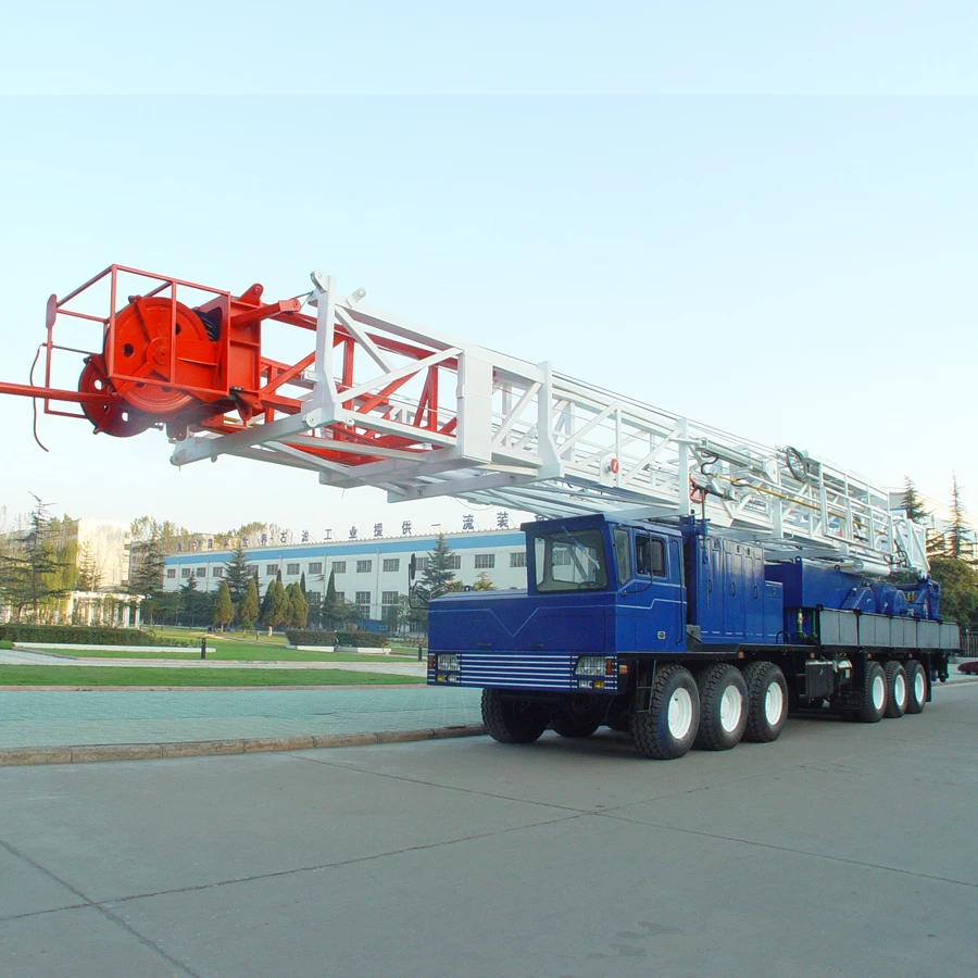 RG Petro API Standard Oil Field smart truck mounted workover rig XJ100