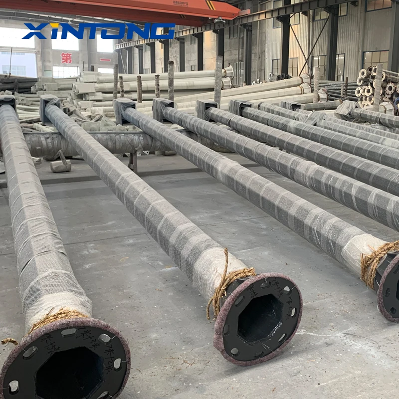 XINTONG Octagonal 10m 15m Single-arm Lamp Octagonal 5 Year Warranty Hot Dip Galvanized Lamp Street Lighting Poles