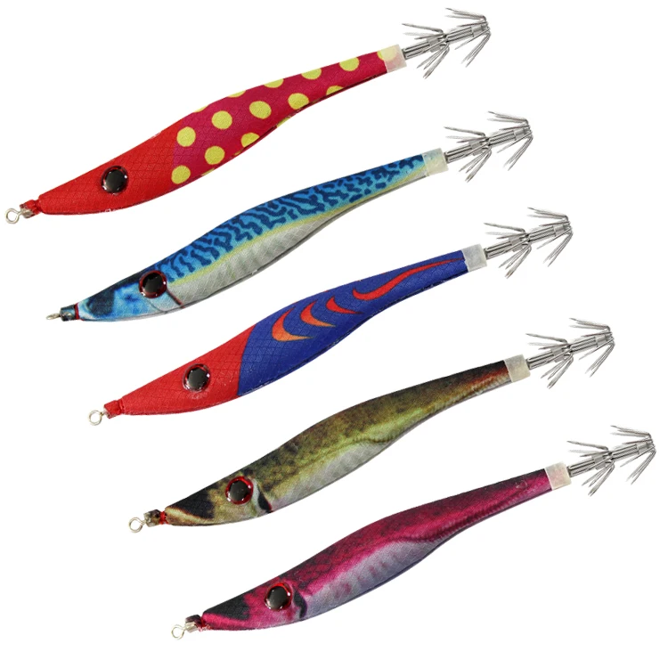 2019 Hot-selling lead squid jig more colors available for customization