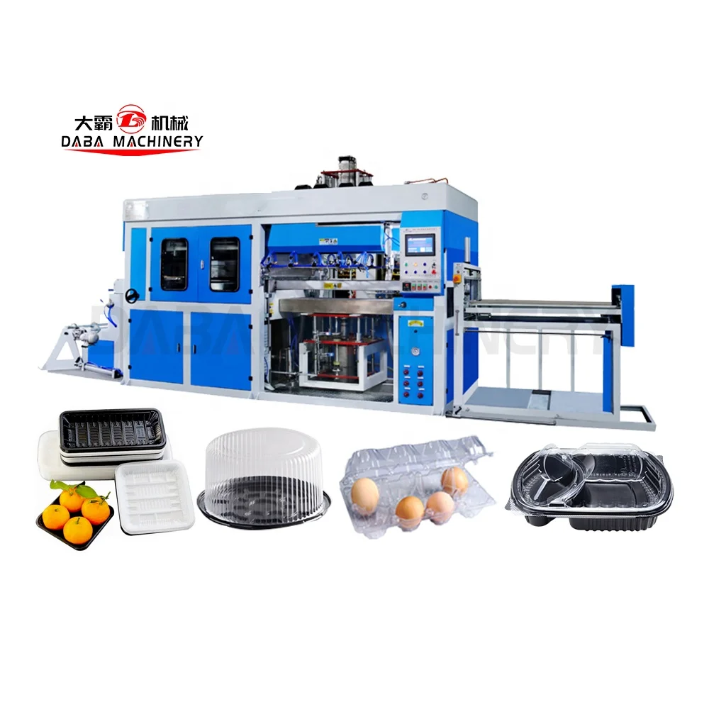 Termo formado maquina thermoforming machine 3 station vacuum forming automaton equipment for sauce