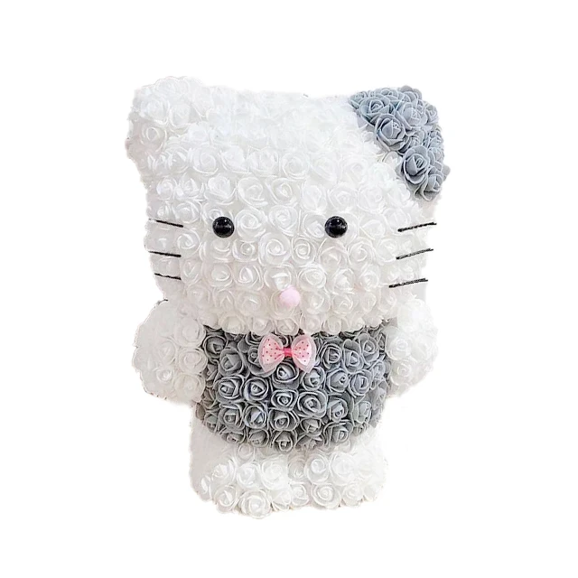 Ammy 2021 Custom Rose Hello Kitty Preserved Hello Kitty And Box For Pretty Gift Valentine Day