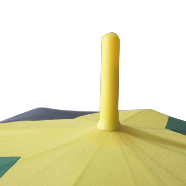 23inch*8k Hotsale Custom Semi-automatic Jamaican National Flag Umbrella with Custom Logo