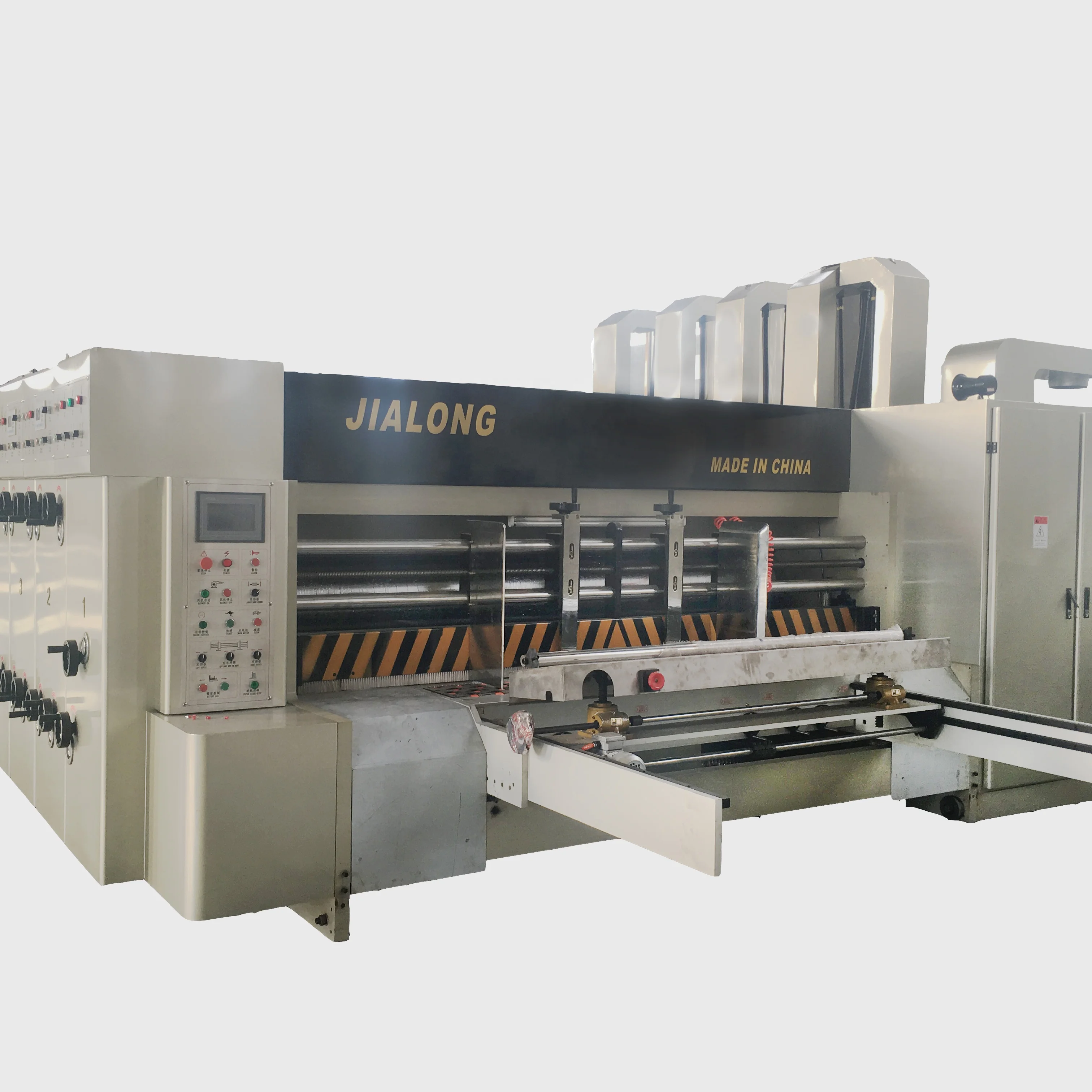 Medium Speed Corrugated Cardboard Full Automatic Printing Slotting Die Cutting Machine