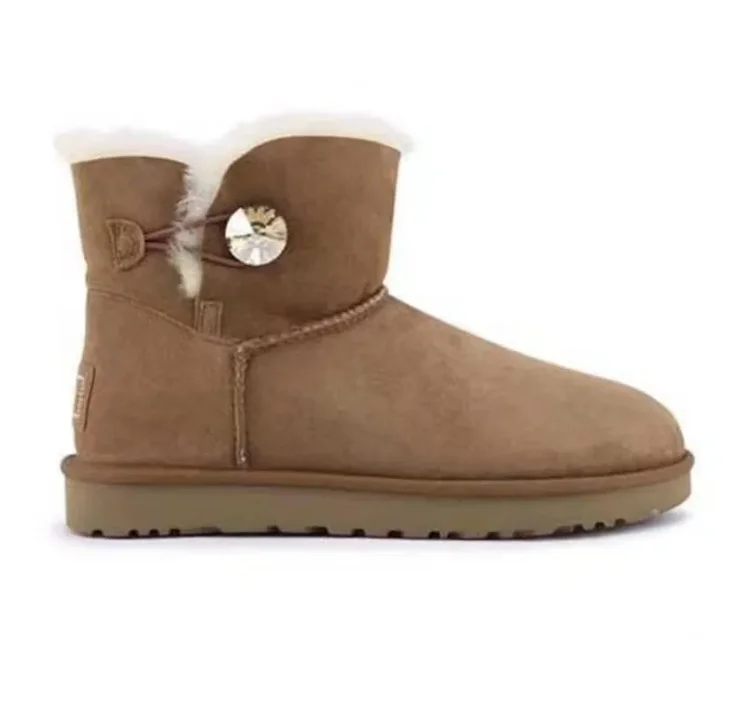 Dropshipping Designer Original Logo Snow Boots Outdoor Travel Indoor Furry Fluffy Warm Luxury Winter Boots