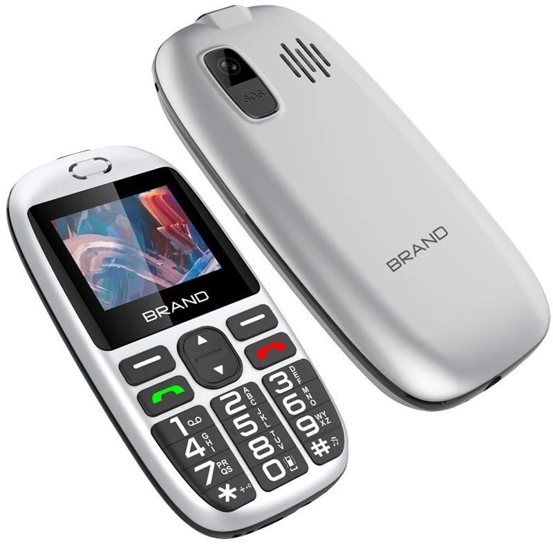 Small handy 4G keypad mobile phone with 1.77 inch screen SOS Dual SIM bar cellphone easy for elderly use