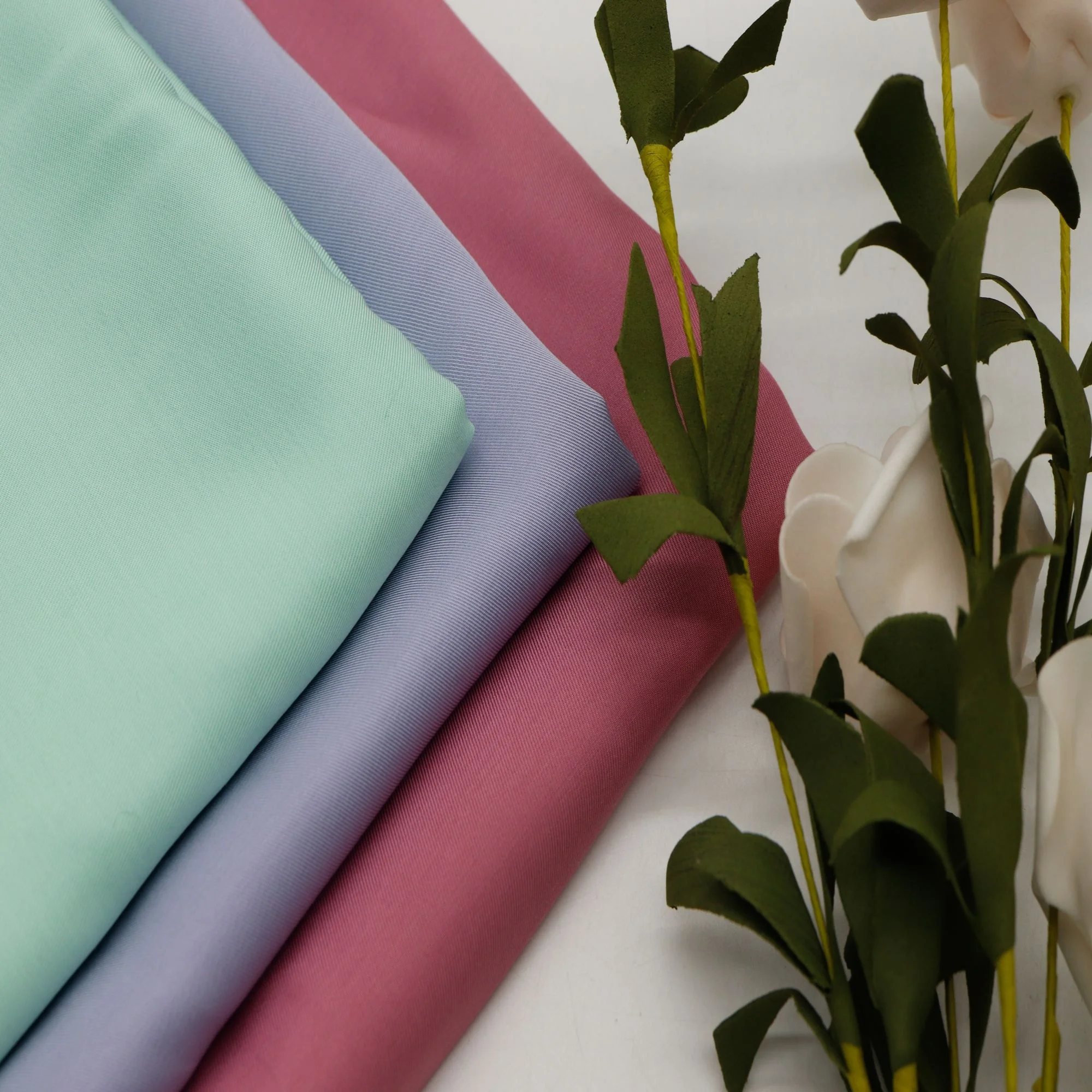 KUNYE comfy glossy cotton style NAIA acetate silky satin fabric for blouse