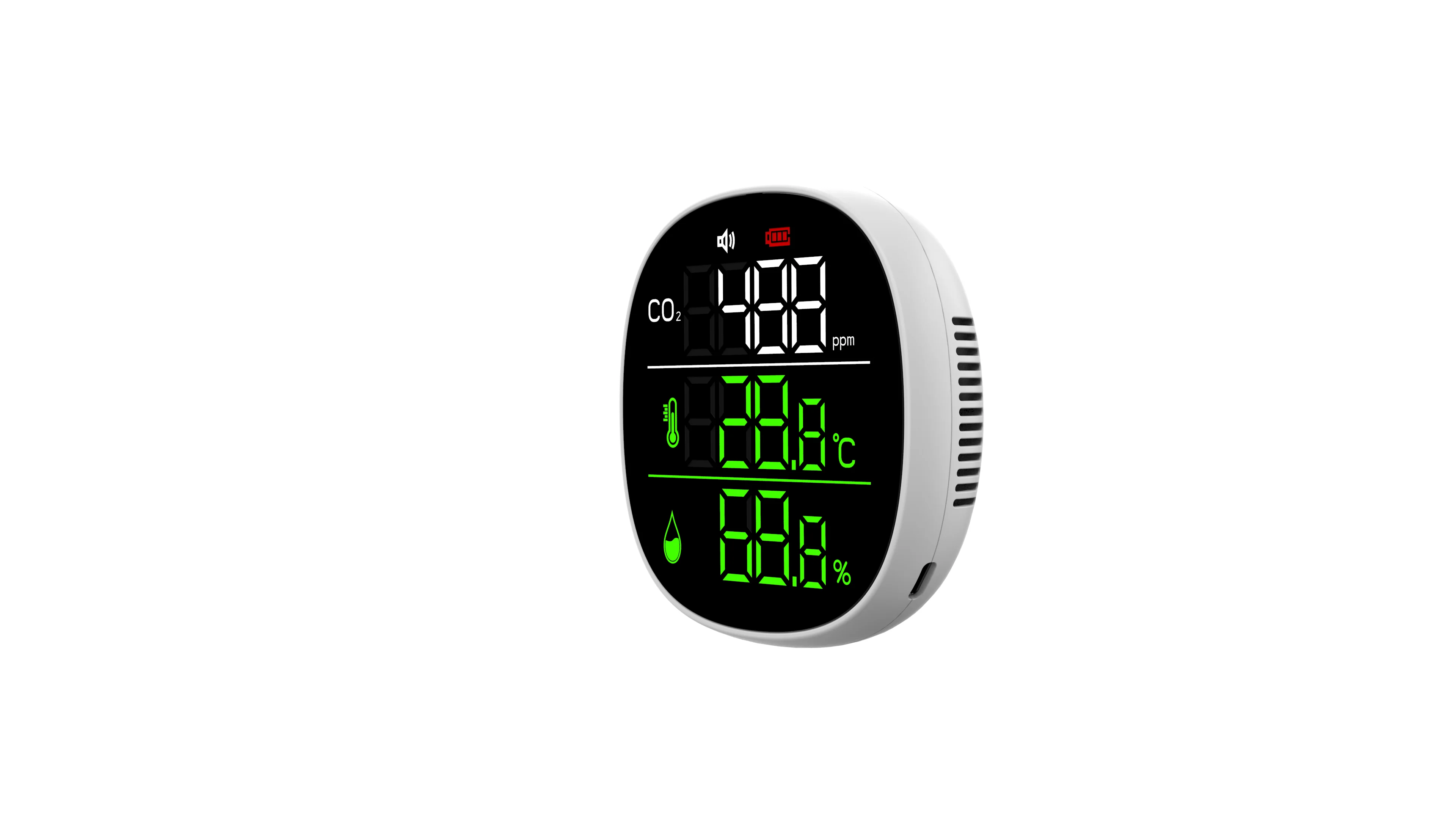 Best Selling  Air Quality Monitor Co2 Meter PM2.5 Pollution Sensor Laser Scattering HCHO TVOC PM2.5 CO2 gas Analyzer OEM