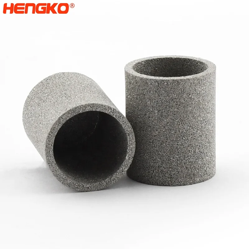 Industrial stainless steel sintered porous metal filter tube used for Industries filtration