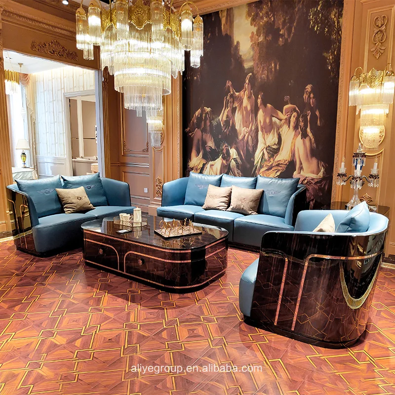 Modern italy design living room furniture high end italian sectional leather sofas luxury living room sectional leather sofa