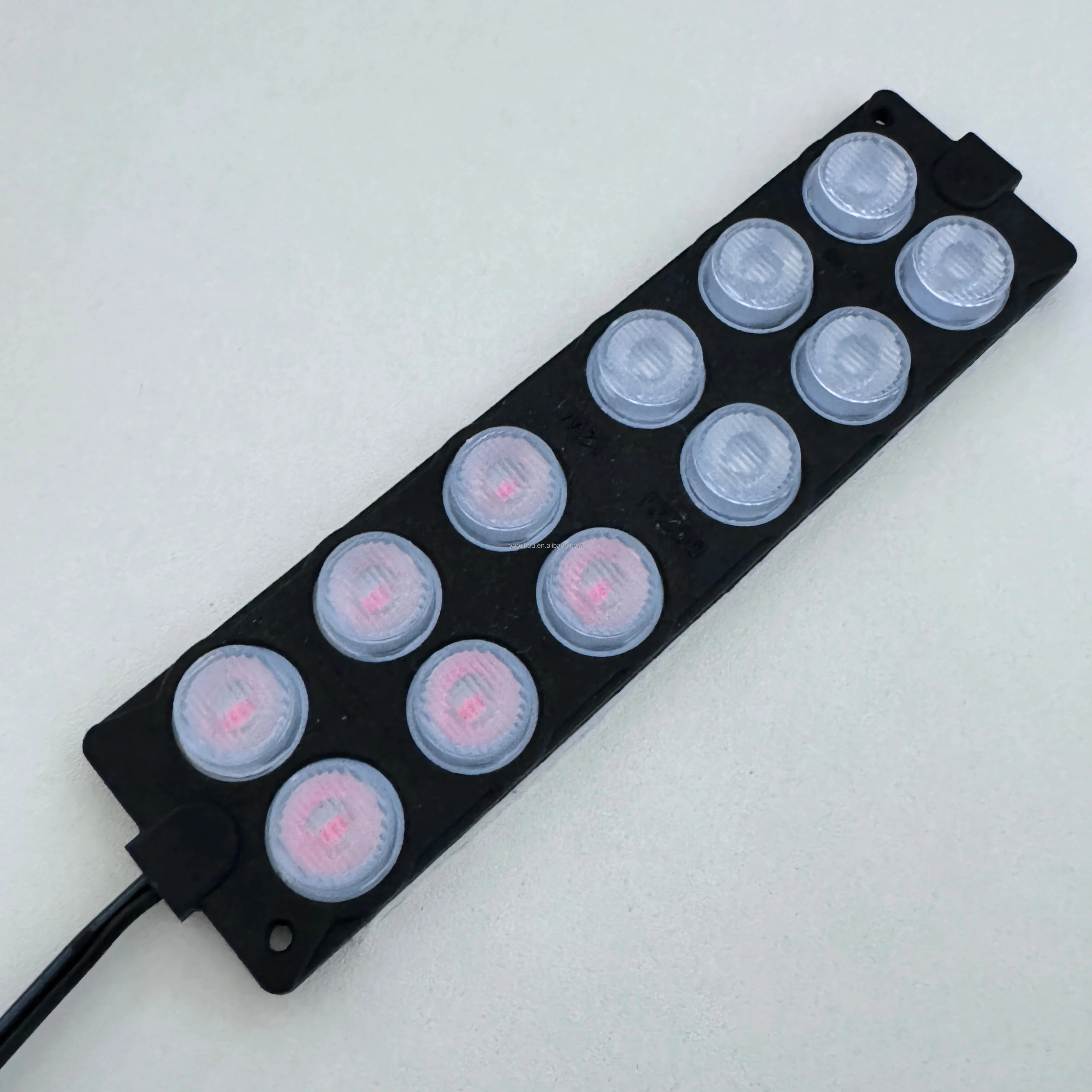 High Bright RGB Flashing Warning Light led module Car Side Light DC12v 6W decorative light suitable for trucks and motorcycles