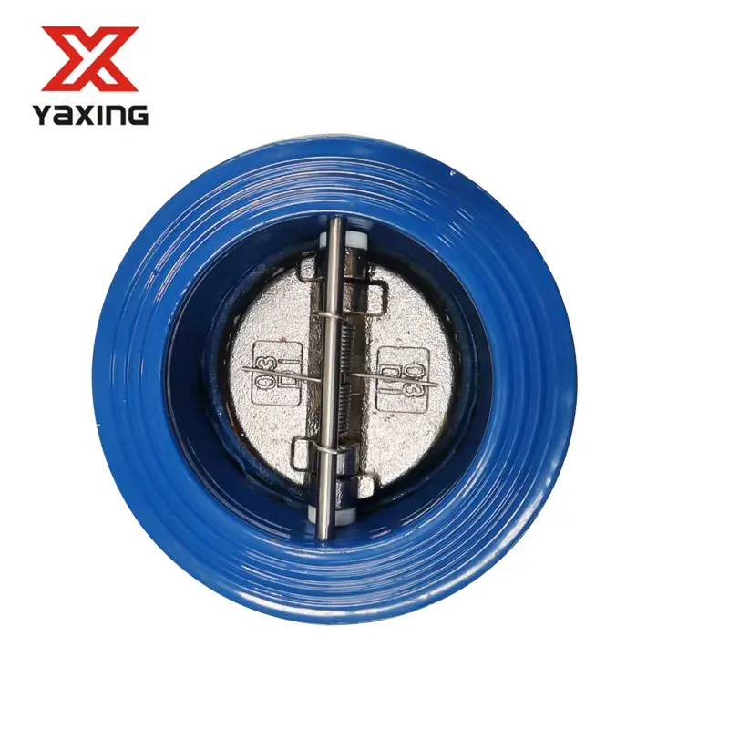 Factory Price Manual Stainless Steel Check Valve Wafer Type Double Disc Door Wafer Check Valve