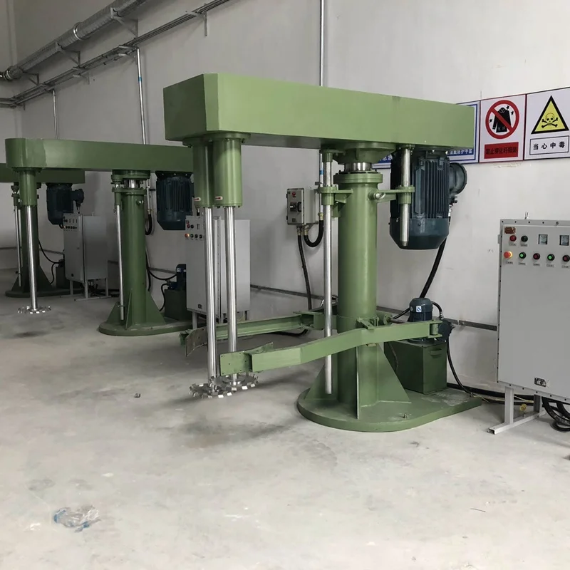 Furniture paint mixer double shaft disperser