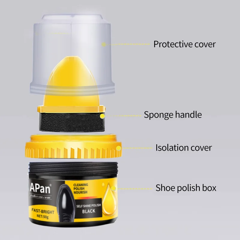 shoe shining cream shoe polish cream 50G/50ML  leather care products