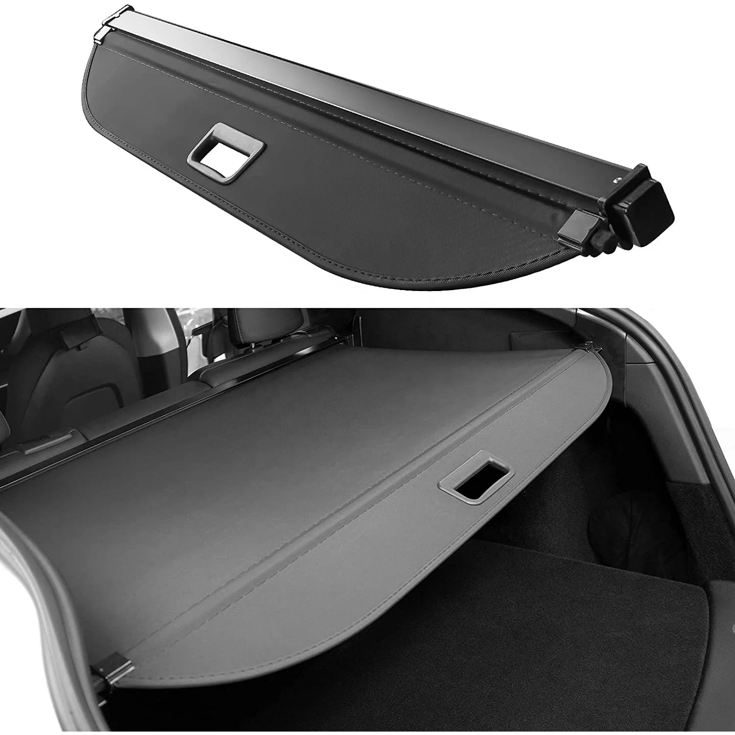 Wholesale Retractable Rear Shade,Rear Cargo Cover,Luggage Black Trunk for Tesla Model Y 2021