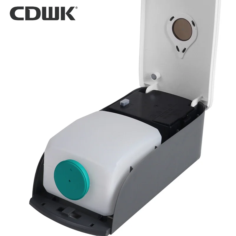 CDWK ABS plastic refillable 1000ml wall mounted touchless automatic liquid foam soap dispenser
