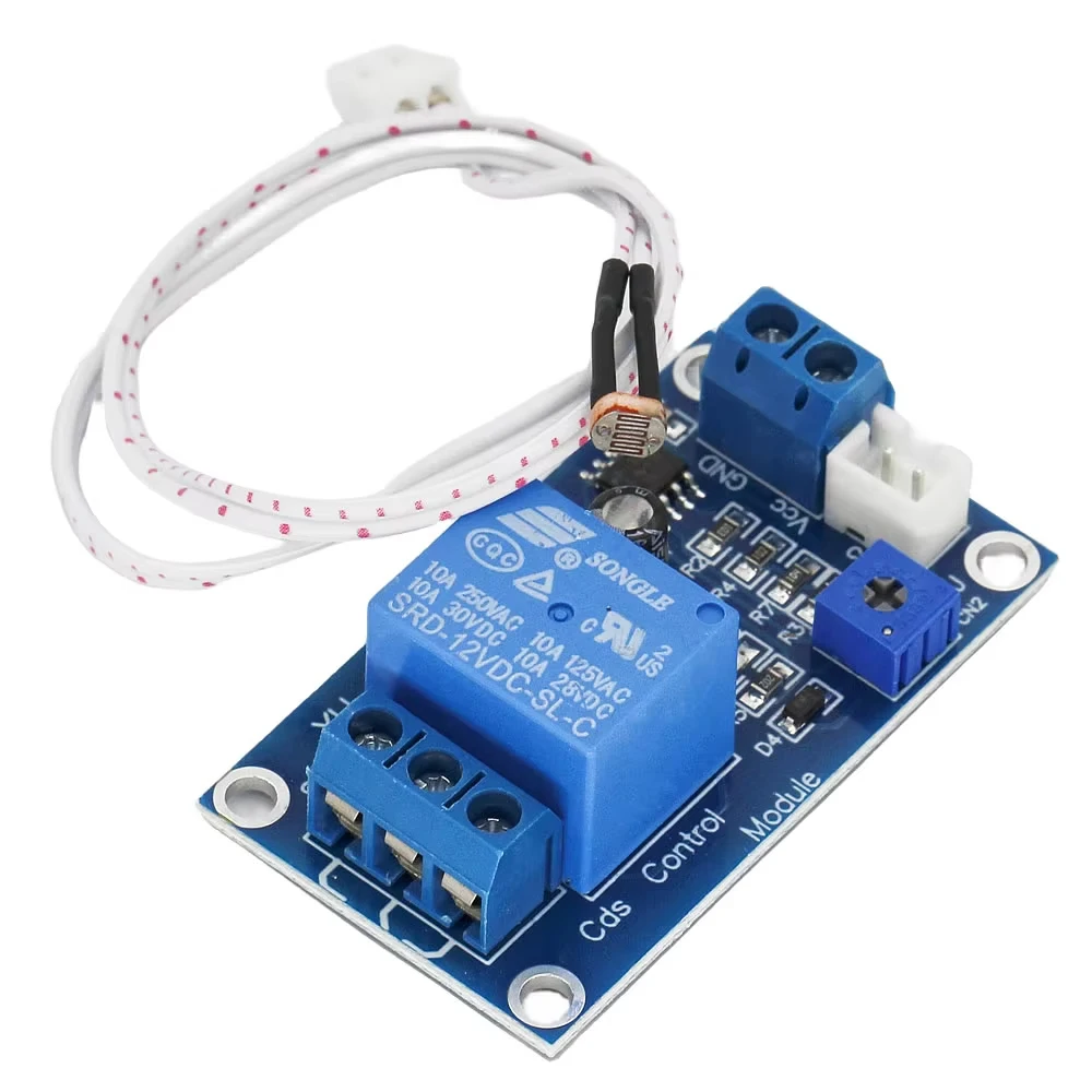 XH-M131 DC 5V 12V 24V 10A переключатель управления светом фоторезистор релейный модуль обнаружения датчика яркости автоматический