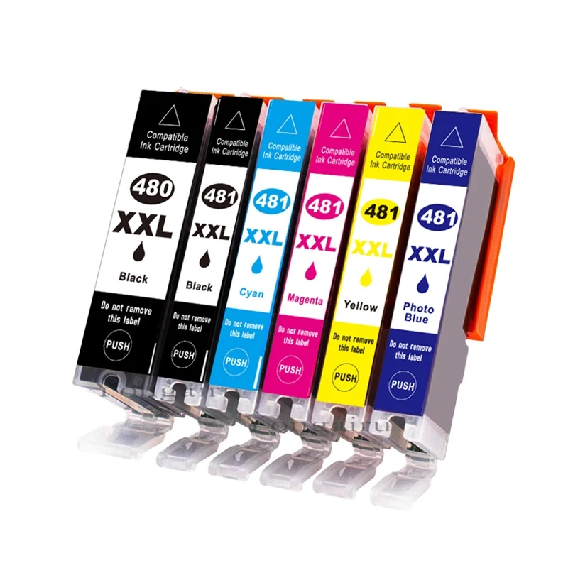 Prospect 480 481 XL 480XXL PGI-480 CLI-481 Compatible Inkjet for Canon PIXMA TR7540 TR8540 TS6140 Canon Ink Cartridge