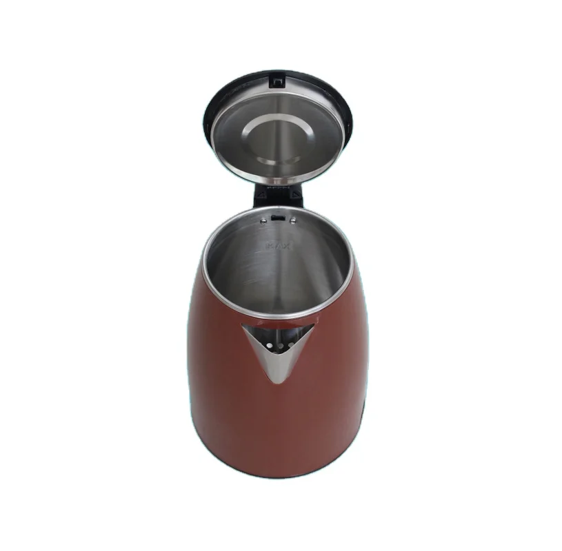 
Color changing printed stainless steel electric kettle with double controller 