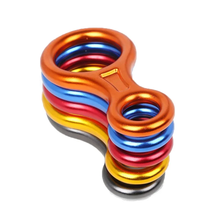 45kN aluminum rescue figure 8 descender for climbing  3 buyers