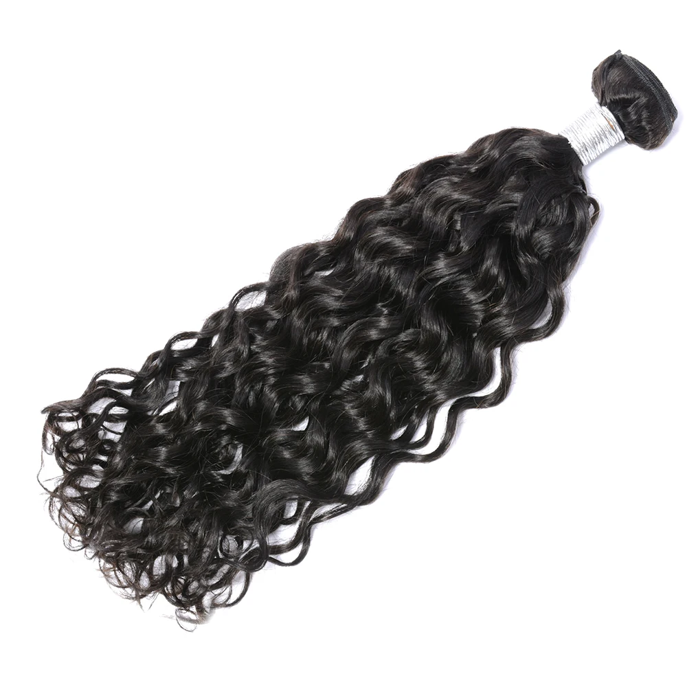 On Sale Top 12A 14A Grade Virgin Cuticle Aligned Human Hair Bundles Weaving Peruvian Water Wave Bundles Hair Extensions