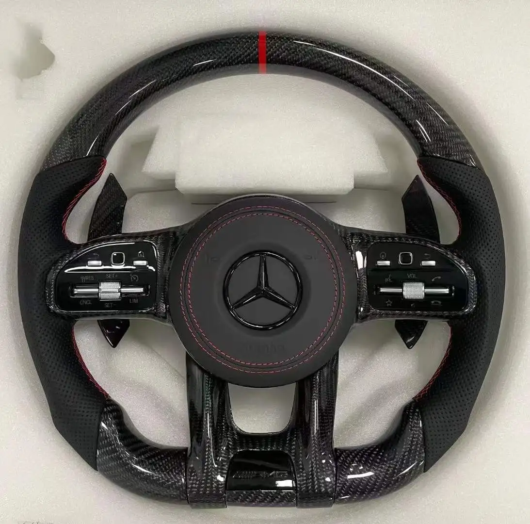 AMG Steering wheel for Mercedes-Benz AMG GT W190 C190 W205 C205 W166 W167 W177 W213 W217 C217 W222 W223 W253 W257 W292 W463 W464