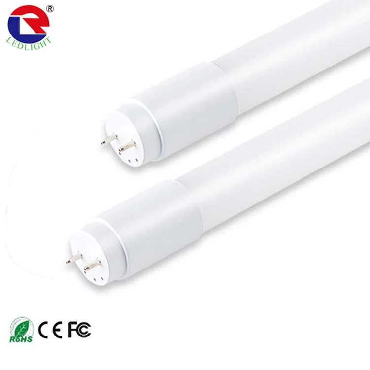 High Light effect 160lm/w plastic cover led fluorescent tube light 1200mm T8 led lamp warm white
